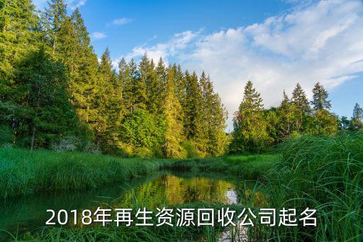 2018年再生资源回收公司起名