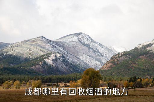 成都哪里有回收烟酒的地方