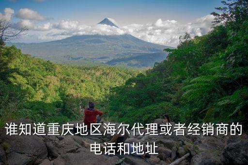 谁知道重庆地区海尔代理或者经销商的电话和地址
