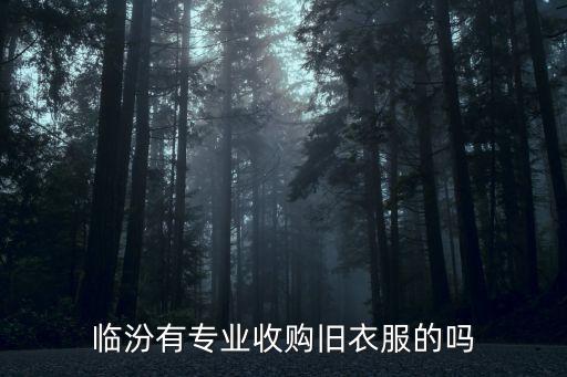 临汾有专业收购旧衣服的吗