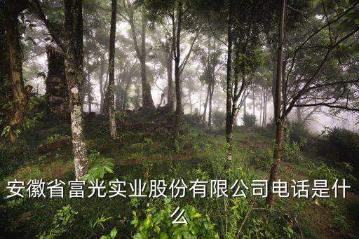 六福珠宝官方电话，安徽省富光实业股份有限公司电话是什么