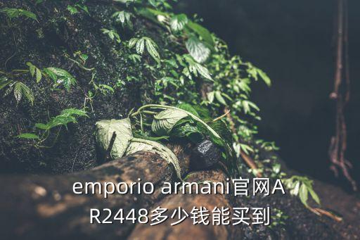 emporio armani官网AR2448多少钱能买到