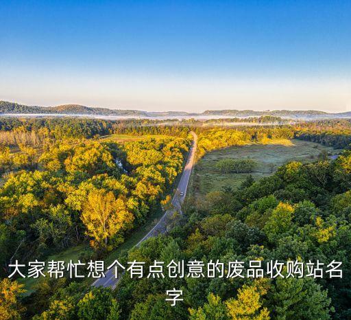 大家帮忙想个有点创意的废品收购站名字