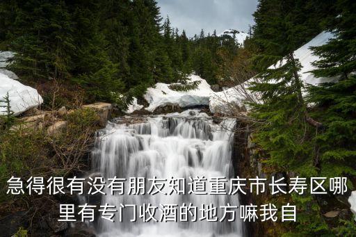 急得很有没有朋友知道重庆市长寿区哪里有专门收酒的地方嘛我自