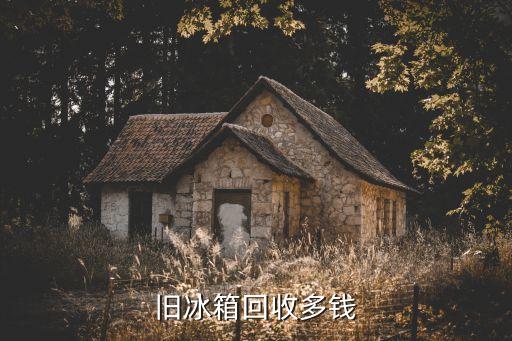 旧冰箱回收多钱