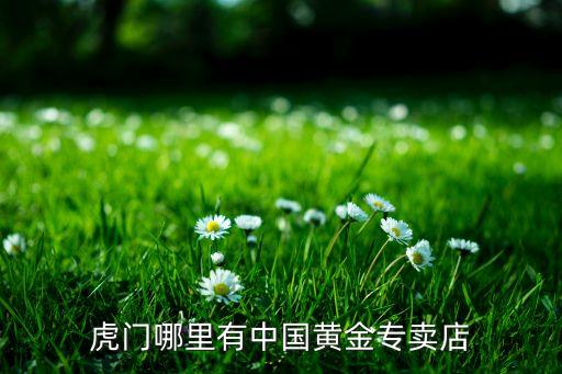 虎门哪里有中国黄金专卖店
