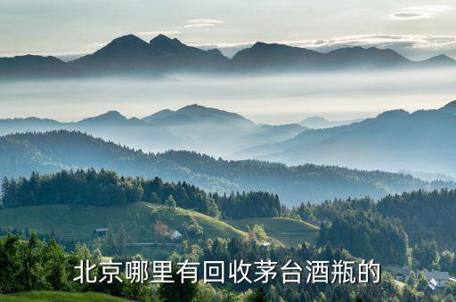 北京哪里有回收茅台酒瓶的