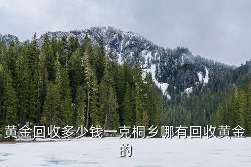 黄金回收多少钱一克桐乡哪有回收黄金的