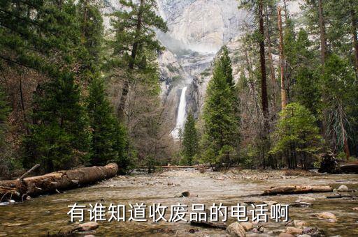 有谁知道收废品的电话啊