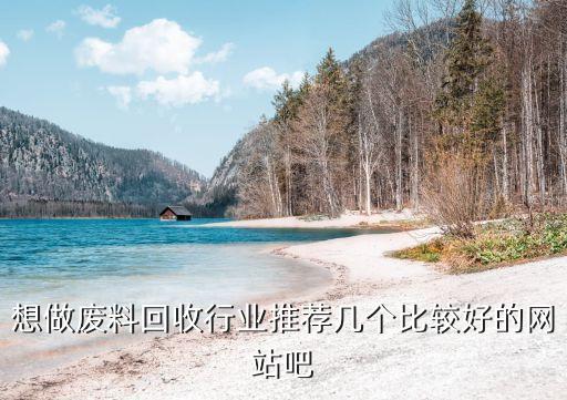 想做废料回收行业推荐几个比较好的网站吧