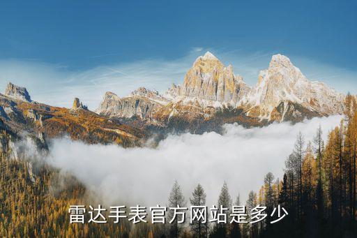 雷达手表官方网站是多少