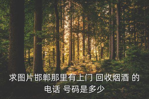 求图片邯郸那里有上门 回收烟酒 的电话 号码是多少