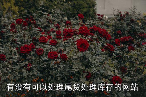 有没有可以处理尾货处理库存的网站