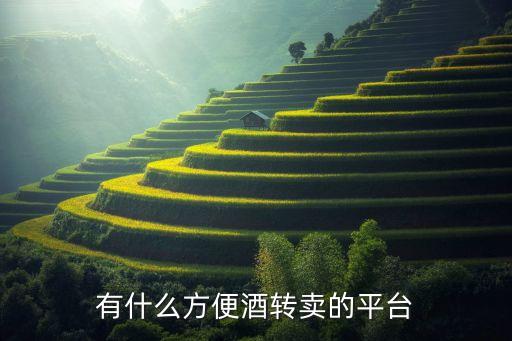 有什么方便酒转卖的平台