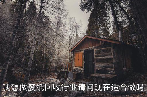 我想做废纸回收行业请问现在适合做吗