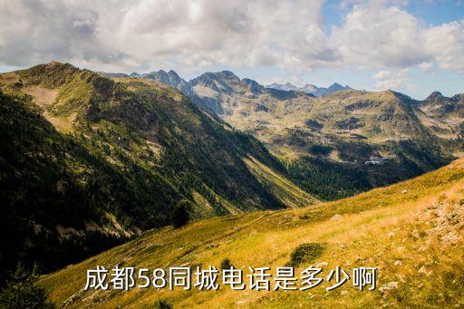 成都58同城电话是多少啊