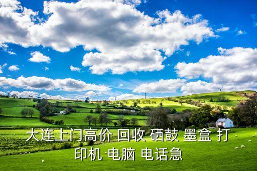 大连上门高价 回收 硒鼓 墨盒 打印机 电脑 电话急