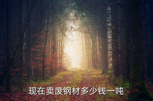 现在卖废钢材多少钱一吨