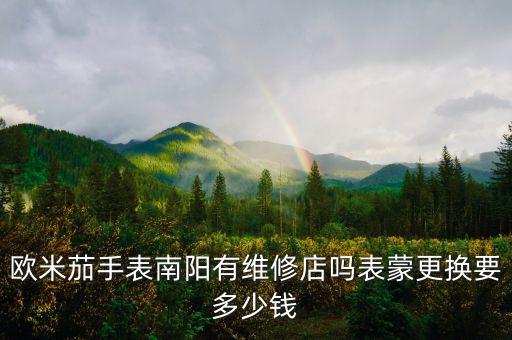 欧米茄手表南阳有维修店吗表蒙更换要多少钱
