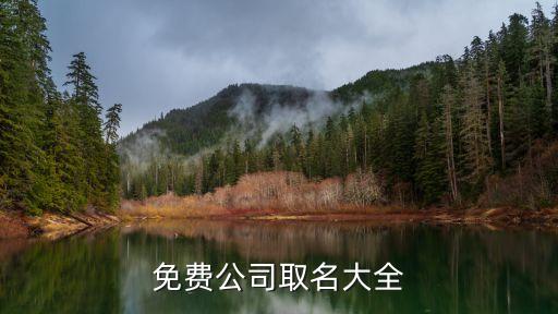 公司名字免费取名大全，取一些好听的公司名字