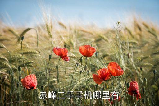 赤峰二手手机哪里有