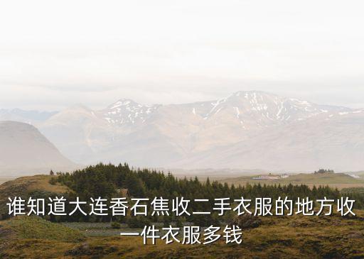 谁知道大连香石焦收二手衣服的地方收一件衣服多钱