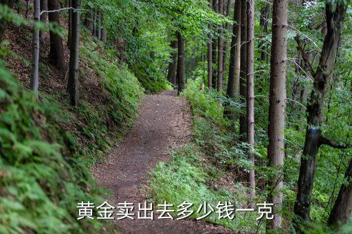 黄金卖出去多少钱一克