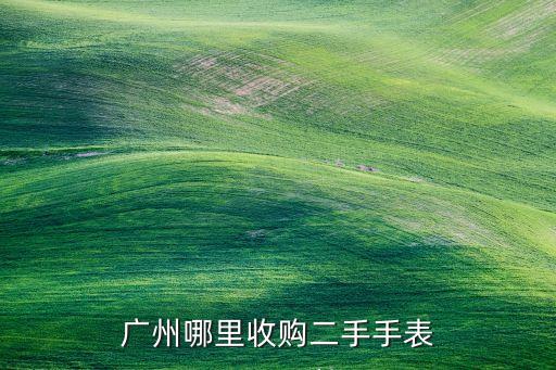 广州哪里收购二手手表