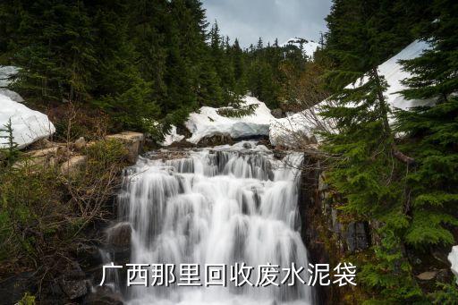 广西那里回收废水泥袋