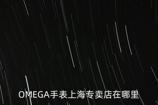 OMEGA手表上海专卖店在哪里