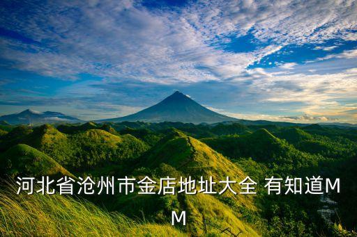 河北省沧州市金店地址大全 有知道MM