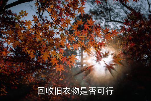 回收旧衣物是否可行
