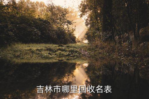 吉林市哪里回收名表