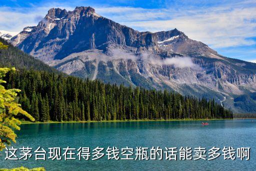这茅台现在得多钱空瓶的话能卖多钱啊