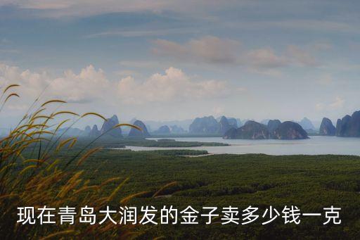 现在青岛大润发的金子卖多少钱一克