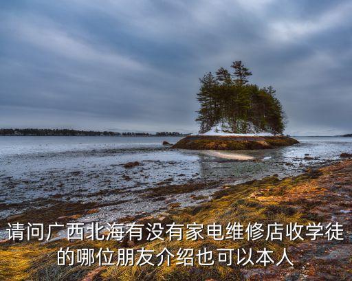 请问广西北海有没有家电维修店收学徒的哪位朋友介绍也可以本人
