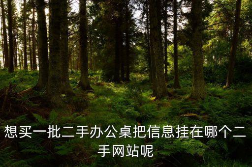 想买一批二手办公桌把信息挂在哪个二手网站呢