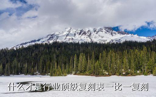 一比一顶级复刻名表什么意思，一比一手表是什么意思