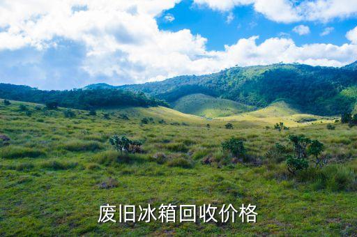 废旧冰箱回收价格