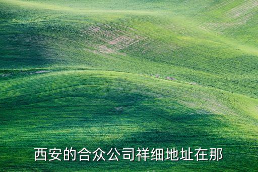 西安的合众公司祥细地址在那