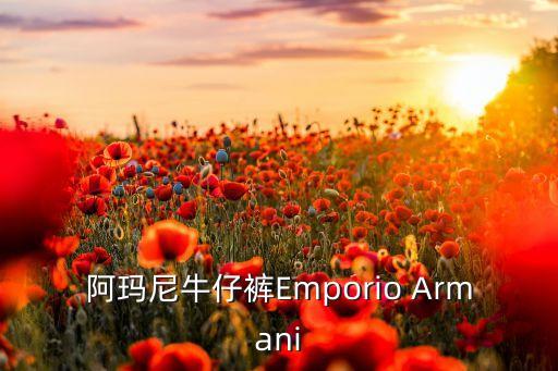 阿玛尼牛仔裤Emporio Armani