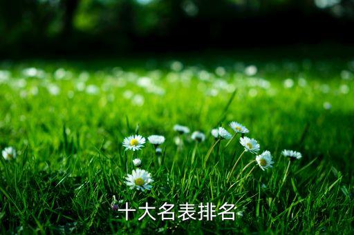 名表品牌排行榜前十名，世界十大名表排行榜