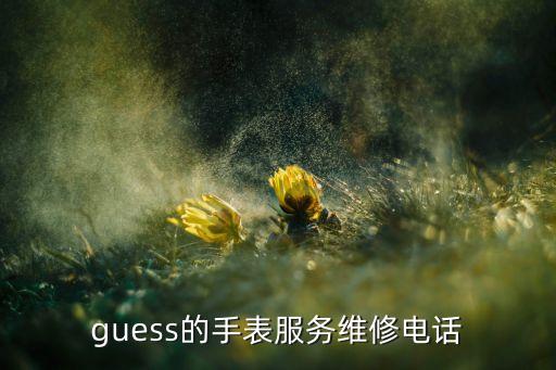 guess的手表服务维修电话