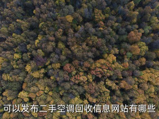 可以发布二手空调回收信息网站有哪些