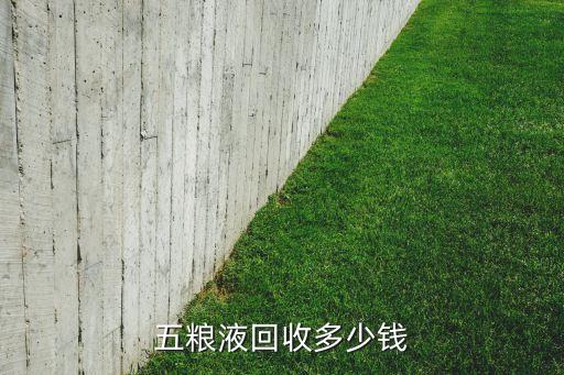 五粮液回收多少钱