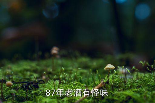 87年老酒有怪味