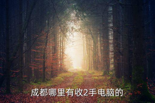 成都哪里有收2手电脑的