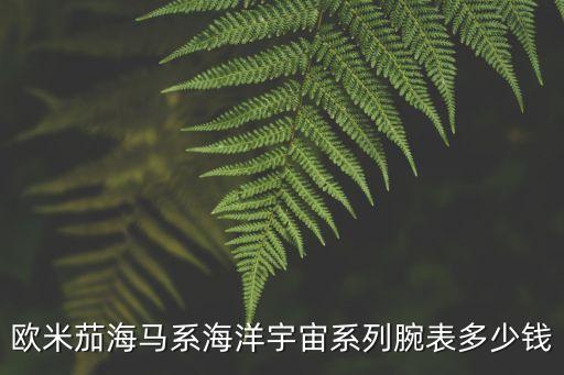 欧米茄海马系海洋宇宙系列腕表多少钱