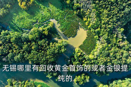 黄金回收店附近无锡，无锡哪里有回收黄金首饰的或者金银提纯的