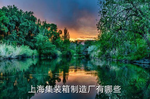 上海集装箱制造厂有哪些